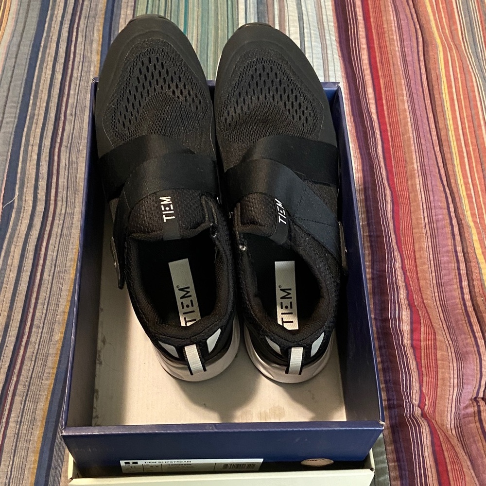 TIEM Black Women's Slipstream Cycling Shoes
